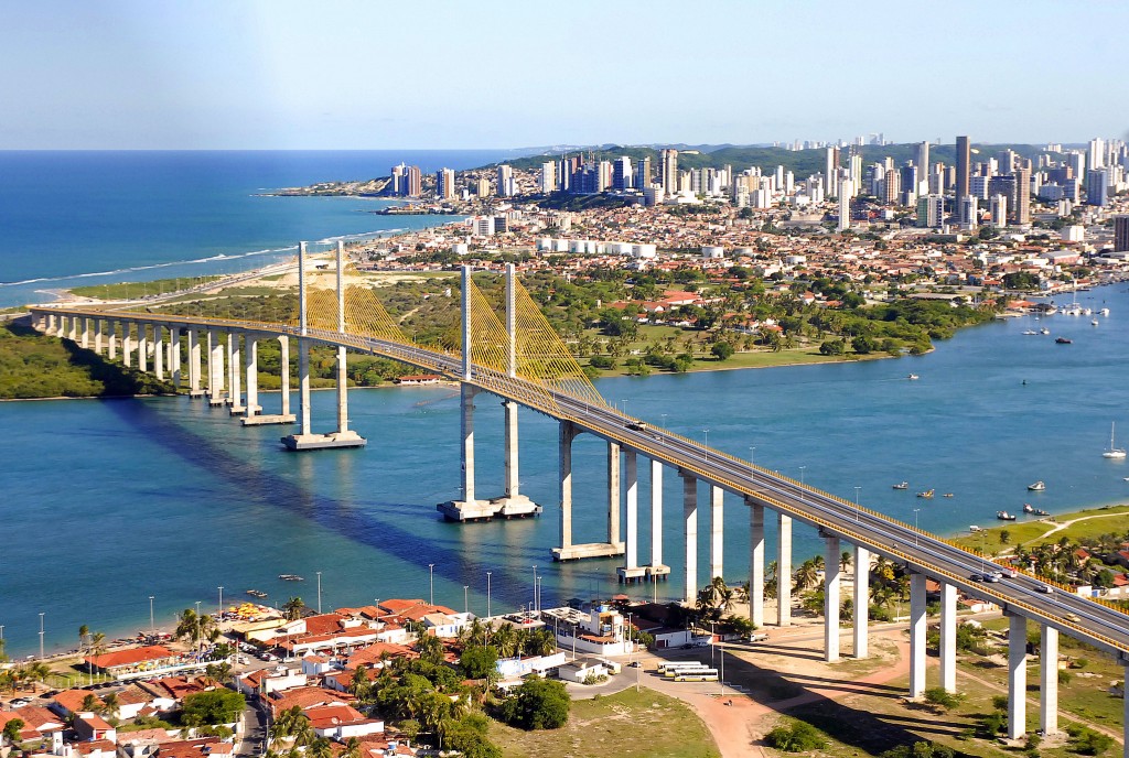 Vista aérea da cidade de Natal, apontada como um dos principais destinos no Travelers Choice e também no levantamento do MTur