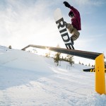 Snowboard no Woodward  