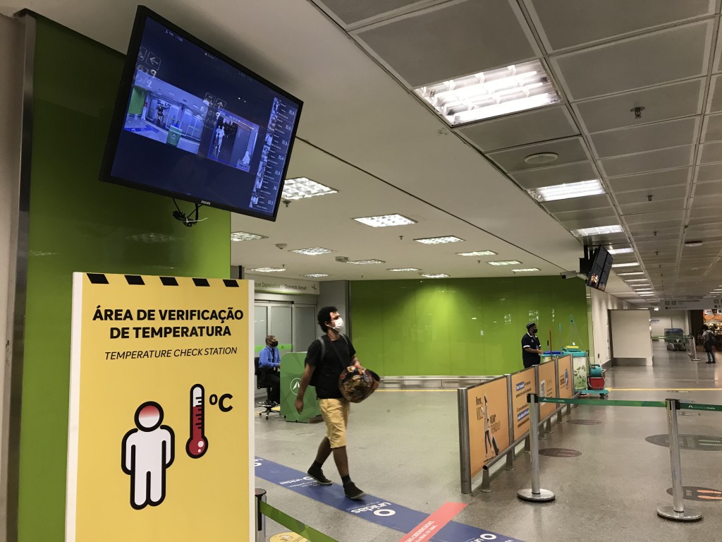 Aeroporto de Brasília instala nova câmera para medir temperatura de passageiros 1 Divulgação (2)