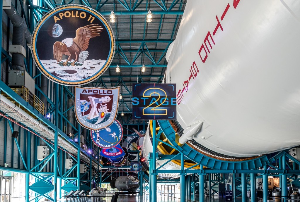 Nasa Kennedy Space Center reabre Apollo/Saturn V Center nasa