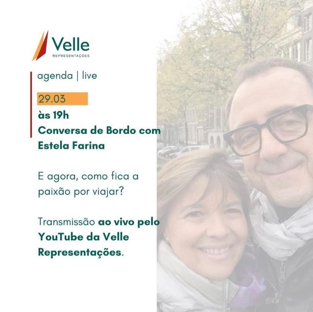 Velle recebe Estela Farina, da NCL, em live sobre cruzeiros no dia 29 índice