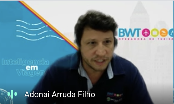 Adonai Arruda Filho, diretor geral da BWT Operadora, durante a coletiva de lançamento do novo posicionamento.