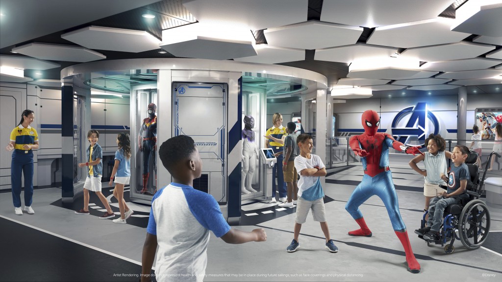 Disney Wish - Disney's Oceaneer Club - Marvel Super Hero Academy