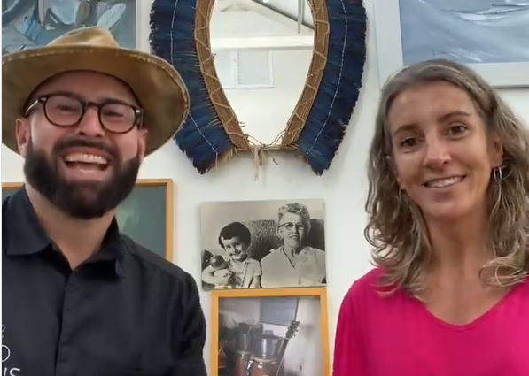 Paulo Machado e Polianna Thomé, sócios da Brasil Food Safari (Reprodução Instagram)