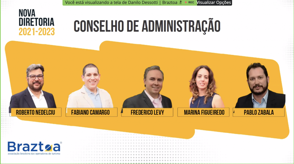 Roberto Nedelciu é reeleito presidente da Braztoa 2 Diretoria da Braztoa (2021-2023)