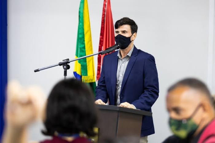 Marcius Beltrão assume lugar de Rafael Brito na Secretaria de Turismo de Alagoas 1 Marcius Beltrão assumiu a Secretaria de Estado do Desenvolvimento Econômico e Turismo de Alagoas (Foto: Jonanthan Lins)