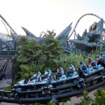 11 Jurassic World VelociCoaster Universal Orlando inaugura montanha-russa 'Jurassic World VelociCoaster'; fotos