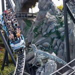 12 Jurassic World VelociCoaster Universal Orlando inaugura montanha-russa 'Jurassic World VelociCoaster'; fotos