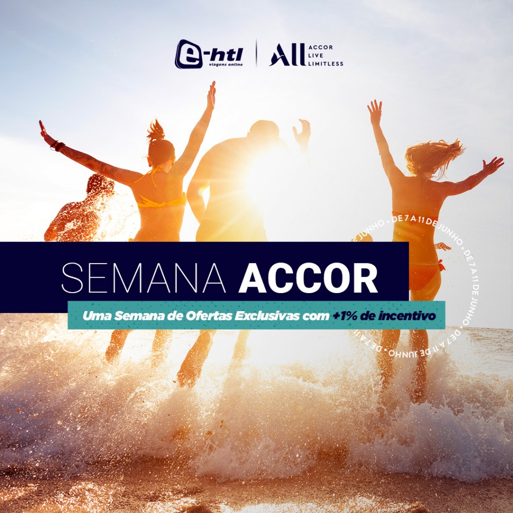 E-HTL lança 'Semana Accor' com incentivo aos agentes de viagens Divulgação - E-HTL