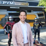 O ator Paul Rudd conheceu a nova área temática