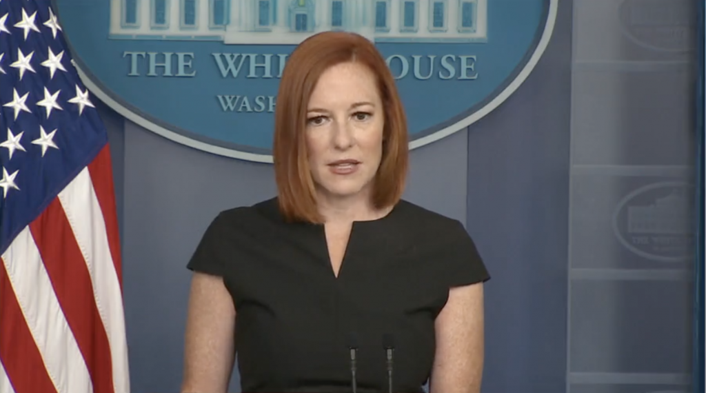 Secretária de Imprensa da Casa Branca, Jen Psaki