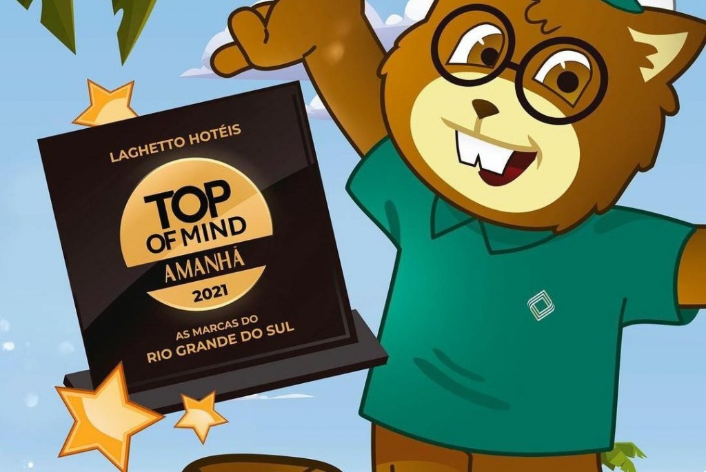 Top of Mind: Laghetto é a empresa mais lembrada do RS no quesito hotelaria 1 Top of Mind 2021