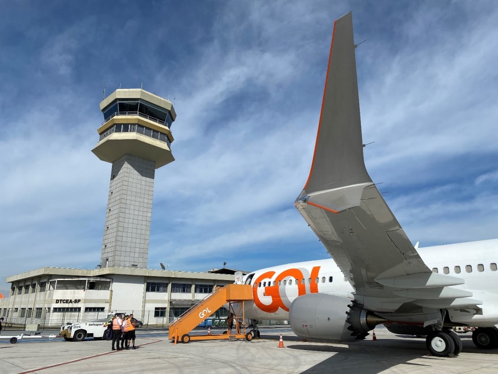 Boeing 737 MAX da Gol no Aeroporto de Congonhas