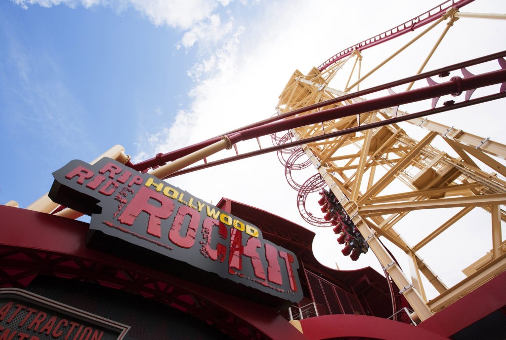 TAKE YOUR MUSIC FOR A RIDE - Universal Orlando Resort's groundbreaking new roller coaster - Hollywood Rip Ride Rockit - is now open. Never before have guests been able to choose the soundtrack to their ride from 30 songs within five genres of music, experience first-ever maneuvers and create a personalized take-home video using cutting-edge technology.