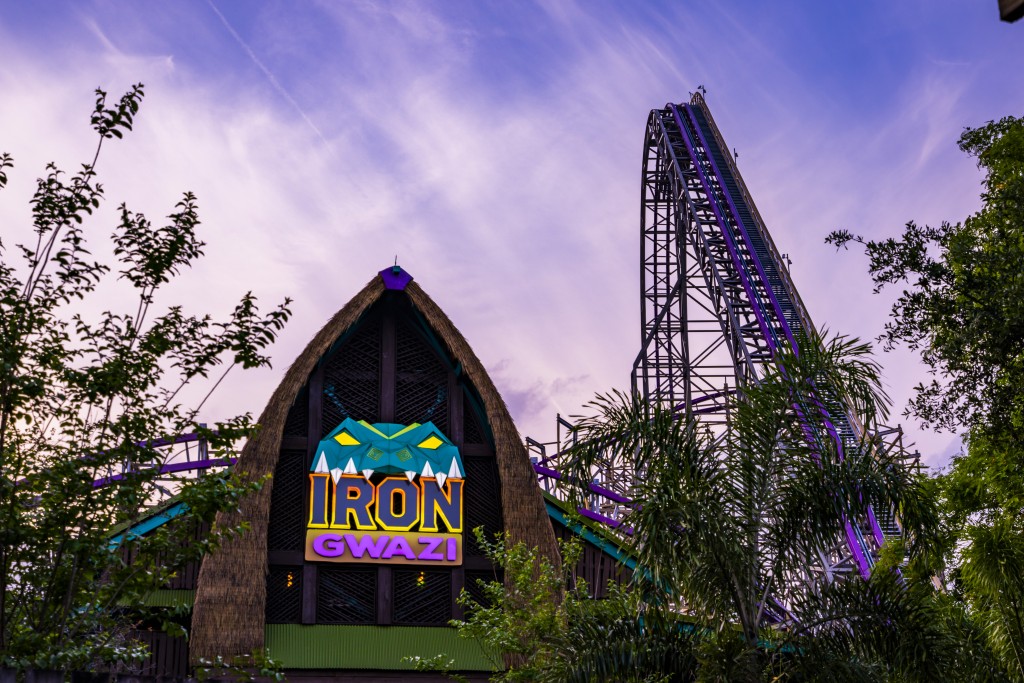 Busch Gardens Tampa Bay Iron Gwazi Entrance