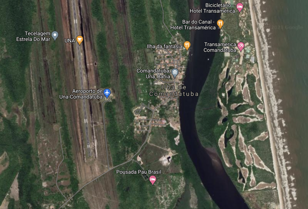 Trajeto entre Aeroporto e resort pode ser feito em cerca de 15 minutos (Google Maps)