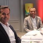 Cláudio Horácio, da CH, com Paulo Cruz, da Air France KLM