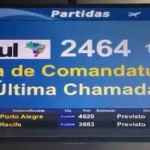 Painel no Aeroporto de Congonhas mostra voo para Comandatuba Painel no Aeroporto de Congonhas mostra voo para Comandatuba
