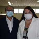 Ariando Pinho, secretário de Turismo do Ceará, e Magda Nassar, presidente da Abav Ariando Pinho, secretário de Turismo do Ceará, e Magda Nassar, presidente da Abav