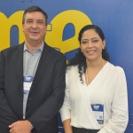 Jeferson Munhoz, da Escola de Resultados, e Raquel Pinheiro, da MB Empreendimentos