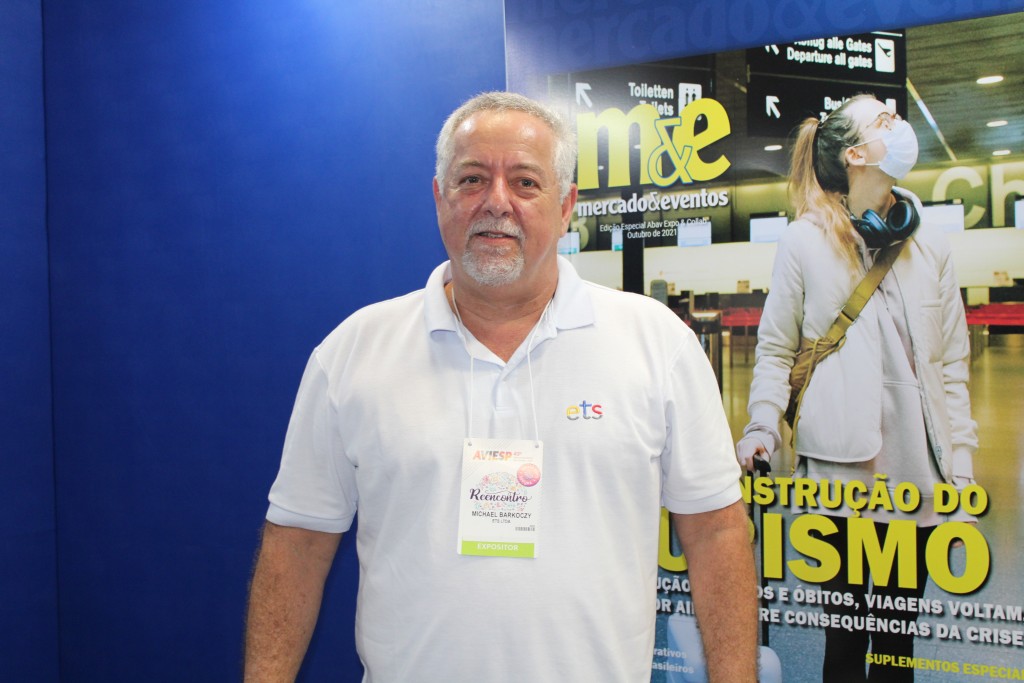 ETS cadastra 400 novas agências na Aviesp Expo 1 Michael Barkoczy, presidente da ETS