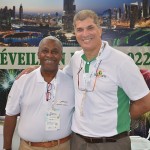 Paulo Bispo, da Ebonytours, e Luis Borges, da Satguro DMC