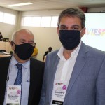 Sebastião Pereira, da Aviesp, e Fernando Santos, da Abav-SP Sebastião Pereira, da Aviesp, e Fernando Santos, da Abav-SP