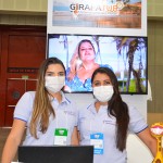 Thais Felix e Carol Rodrigues, da Girafatur