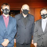 Alexander Nunes, José Rafael e Mauricio Mocelin, da BRDE