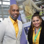 André Rojer e Elaine Francisca, de Curaçao