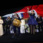 Apresentação musical ao fim da cerimônia