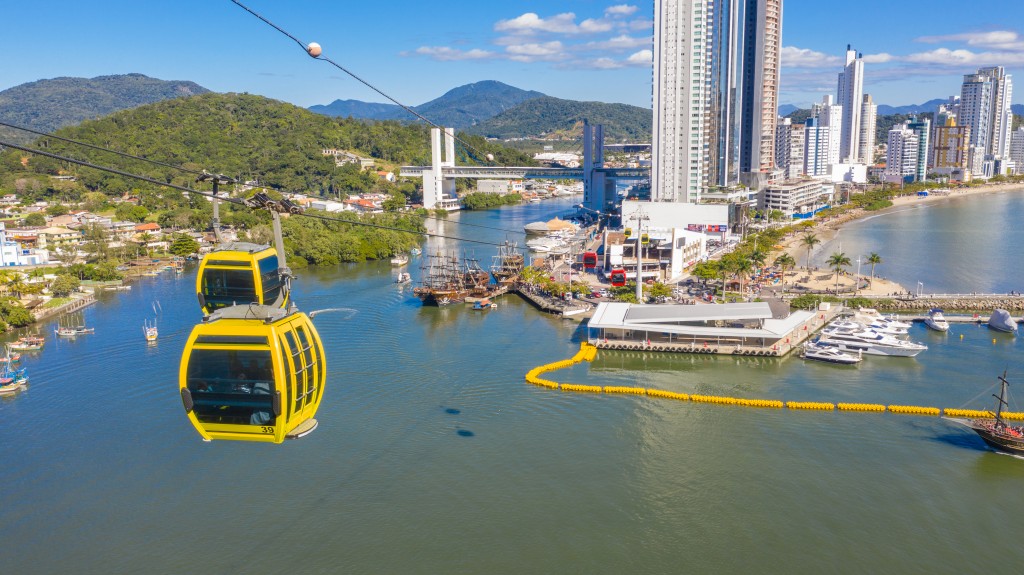 Balneário Camboriú: Parque Unipraias tem novos bondinhos e novo visual 1 DJI_0372