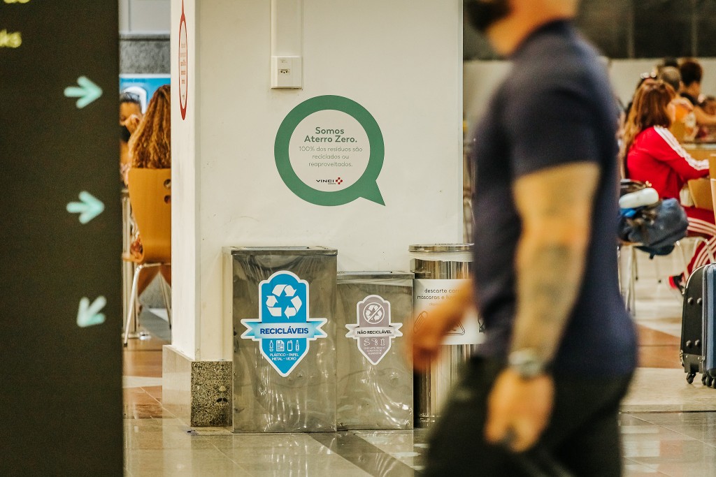 Desde 2020, o Salvador Bahia Airport recupera 100% dos seus resíduos sólidos e os encaminha para destinação ambientalmente correta - FOTO Will Recarey