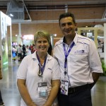 Fernanda Longobardo, do Turismo da Itália, e Carlos Antunes, da Copa Airlines