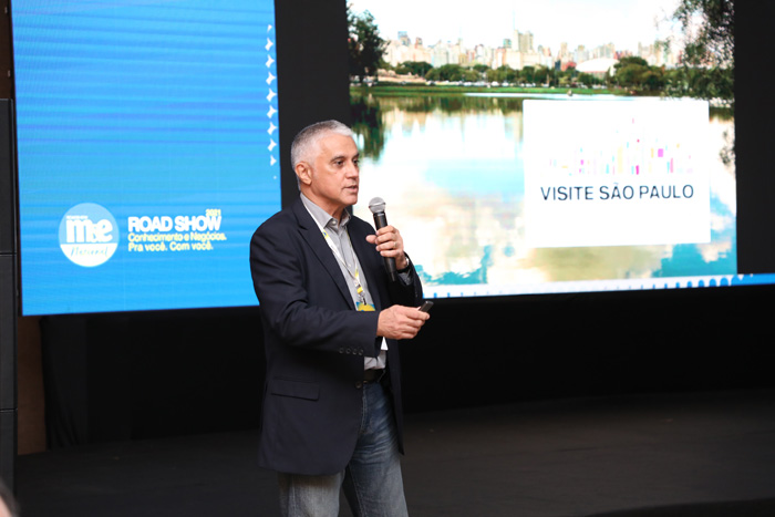 Roadshow M&E: Visite São Paulo apresenta novos atrativos aos agentes 1 Fernando Brandão, do Visite São Paulo.