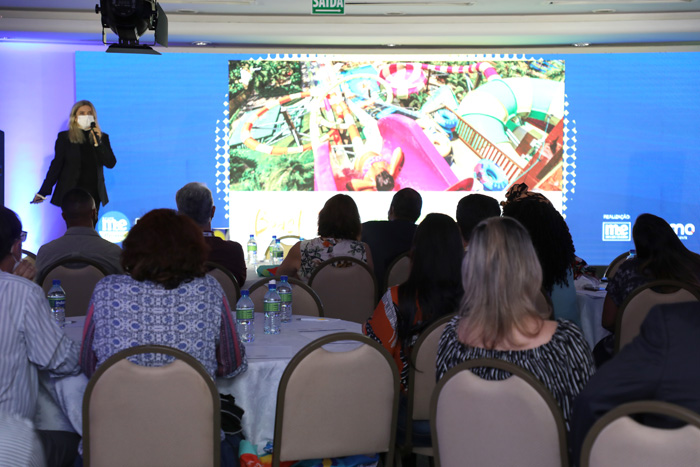 Roadshow M&E: Ceará destaca infraestrutura para eventos e atrativos de lazer 1 Idna Holanda, da Setur-CE