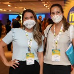 Keila Freitas, da Martur Viagens, e Larissa Perazzo, da CT Viagens
