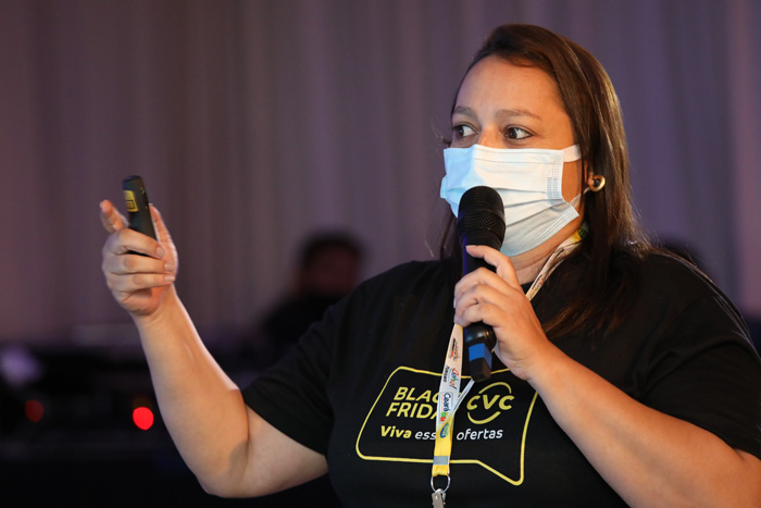 Roadshow M&E: CVC apresenta o programa 'Acelera Aí' para os agentes de viagem 1 Luciana Pereira, da CVC