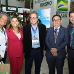 Mari Masgrau, do M&E, Marta Rossi, do Festuris, Mauricio Vianna, do M&E, Manoel Linhares, da ABIH Nacional, e Eduardo Zorzanello, do Festuris