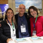 Renata Vuono, Enio Stelmach e Carolina Dias, do Turismo de Israel