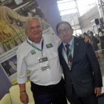 Roy Taylor, do M&E, e Manoel Linhares, da ABIH