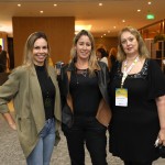 Samantha Leite e Gayla Leite, da G&S Travel, e Mônica Barsanelli, do Ouro Minas Palace Hotel