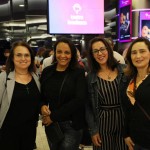 Sônia Macedo e Fátima Rodrigues, da Viajar Hospedar, Helaine Bezerra e Telma Campos