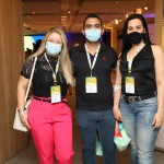 Tarciana Santos, Mozar Filho e Thaysa Aguiar, da Mozar Filho Viagens e Turismo
