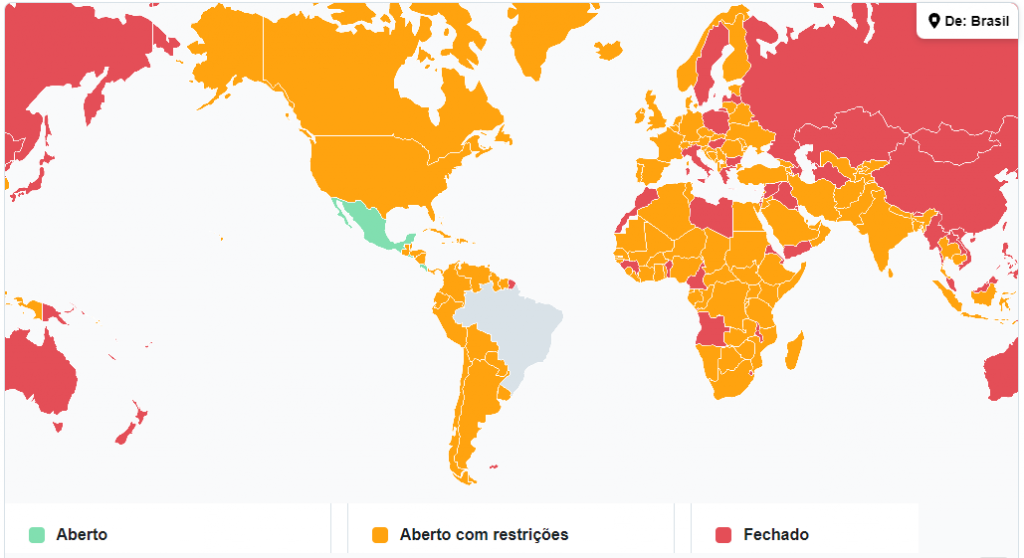 Mais de 150 países estão com fronteiras abertas para viajantes do Brasil 1 76767