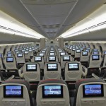 Econômica do 787 Dreamliner da Air Canadá.