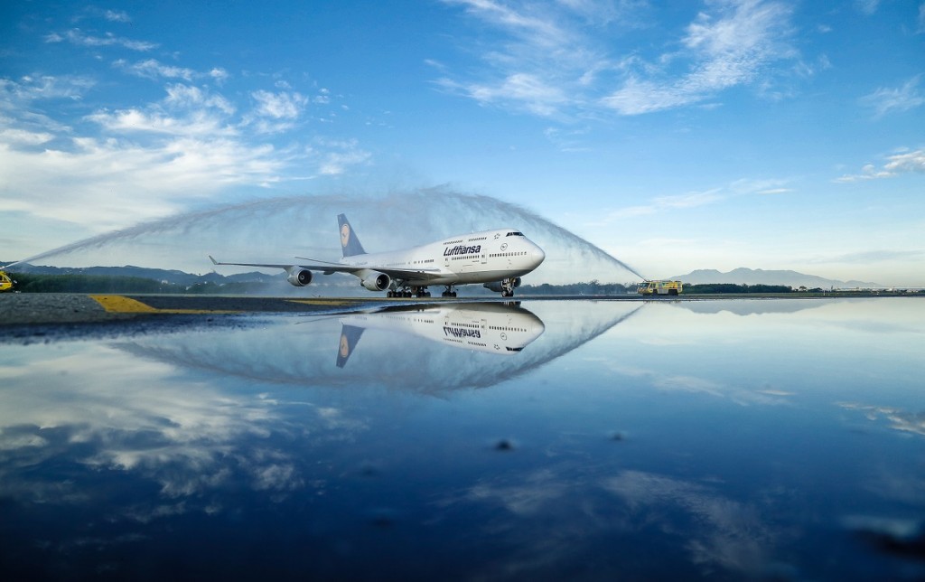 Batismo Lufthansa no RIOgaleão