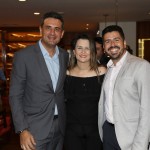 Carlos Antunes, Jaqueline Ledo e Raphael de Lucca, da Copa Airlines