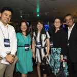 Marcelo Massao, da Japan Airlines, Claudia Shishido e Mariana Campos, Air Europa,, Sandra Roscito, da World Hotels, e Sandro Reis, da Befly