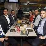 Gelson Popazoglo e Rogério Esteves, da GTA, Cesar Silva, do Plaza Inn, Andreia Marques, do Plaza Inn, Ancelmo Leão, do Bourbon, e Eduardo Sakamoto, da All Nippon Airways